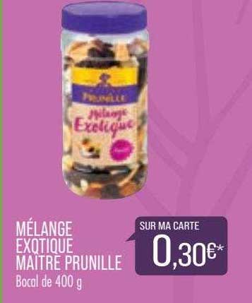mélange exotique maître prunille