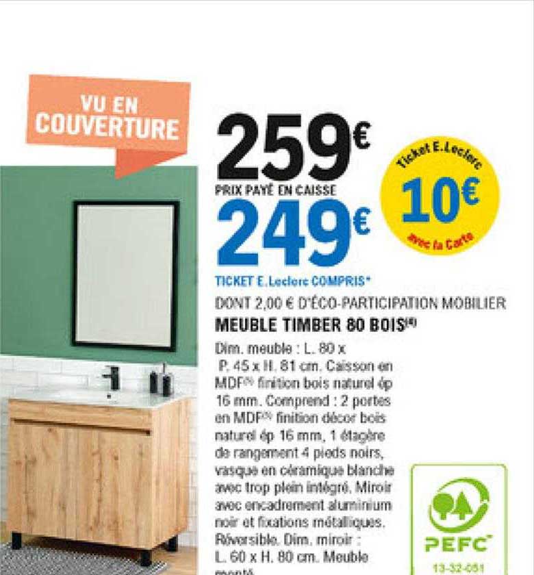 meuble timber 80 bois