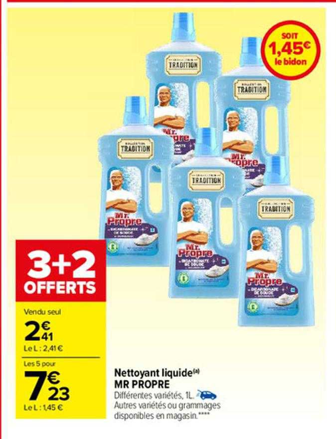 nettoyant liquide mr propre