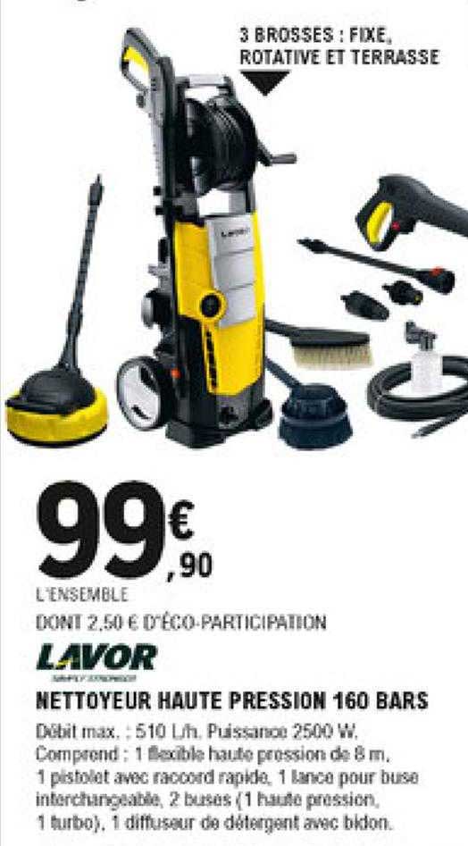 nettoyeur haute pression 160 bars lavor