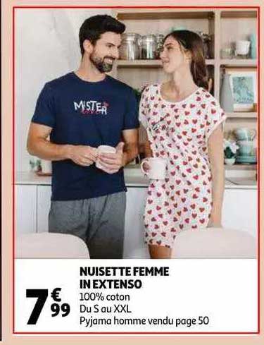 nuisette femme in extenso
