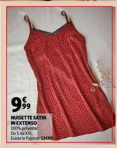 nuisette satin in extenso