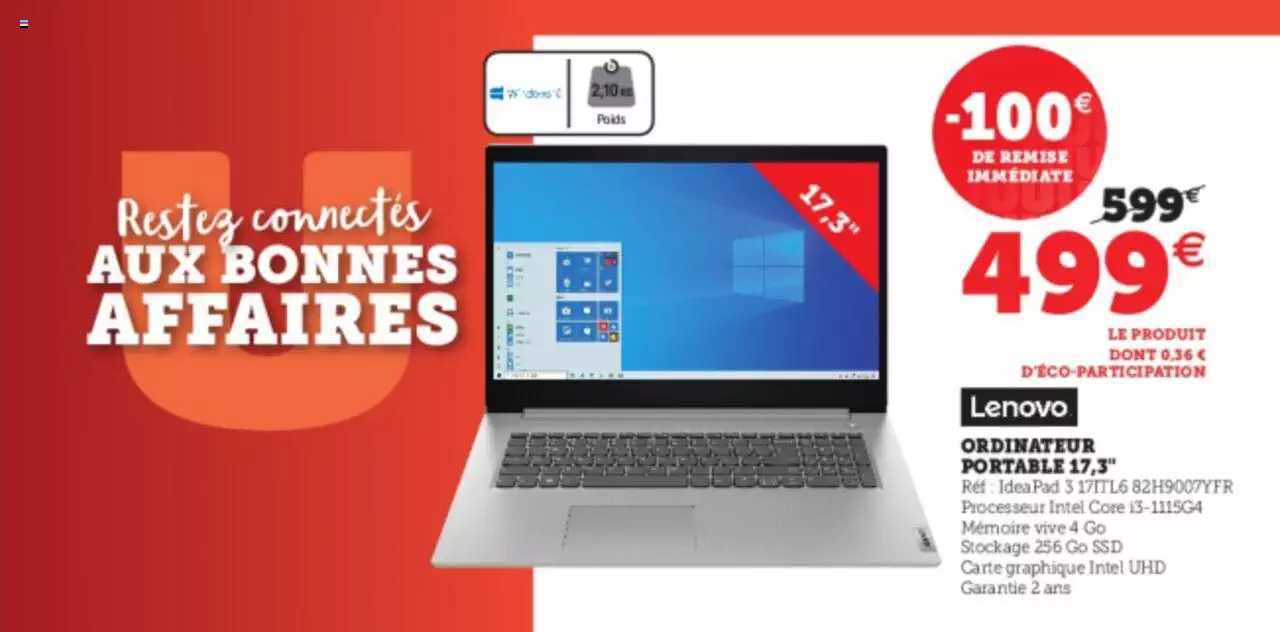Ordinateur Portable 17,3" Lenovo