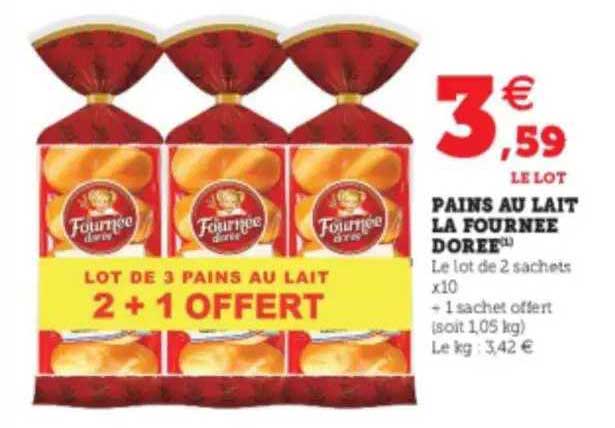 pains au lait la fournée dorée