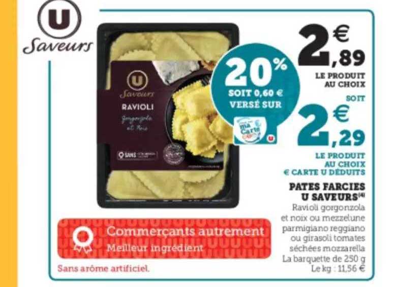 Pâtes Farcies U Saveurs