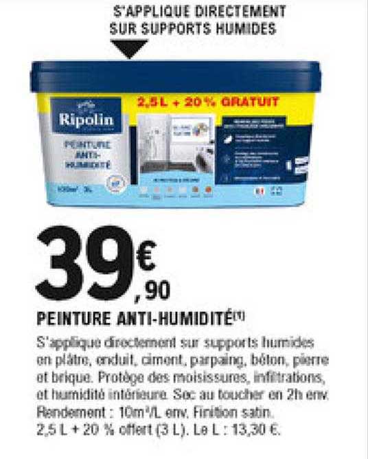 peinture anti-humidité ripolin