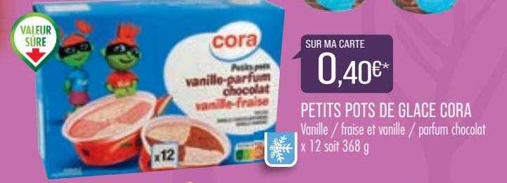 petits pots de glace cora