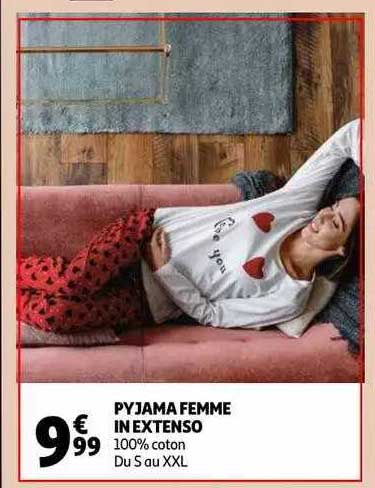 pyjama femme in extenso