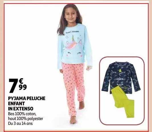 pyjama peluche enfant in extenso