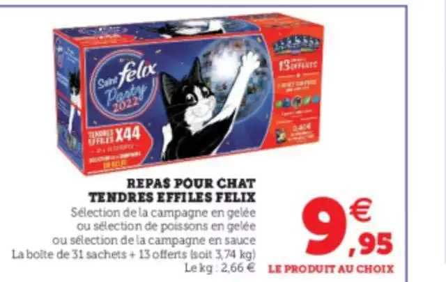 Repas Pour Chat Tendres Effilés Felix