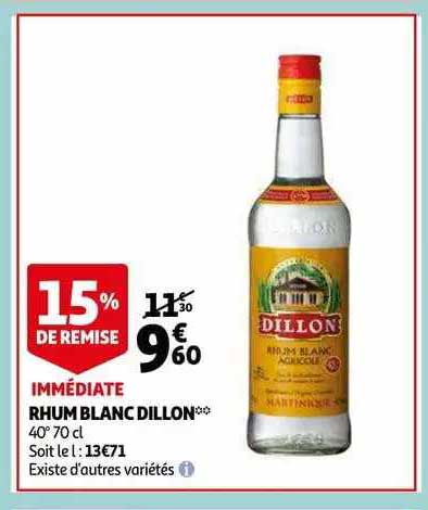 Rhum Blanc Dillon