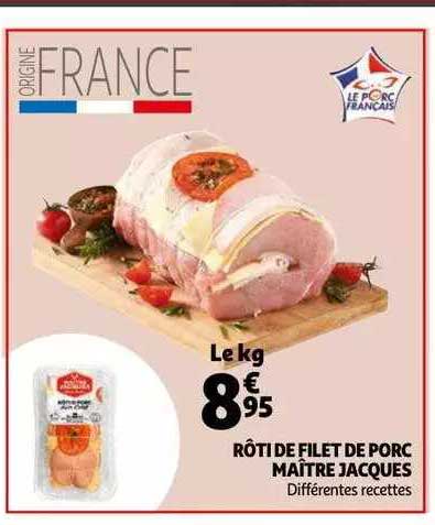 rôti de filet de porc maître jacques