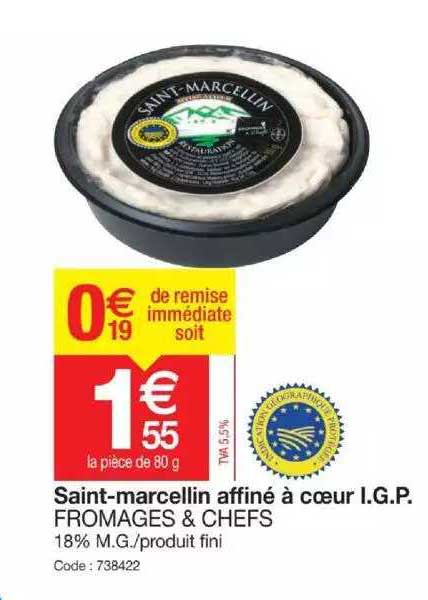 saint-marcellin affiné à cœur i.g.p.