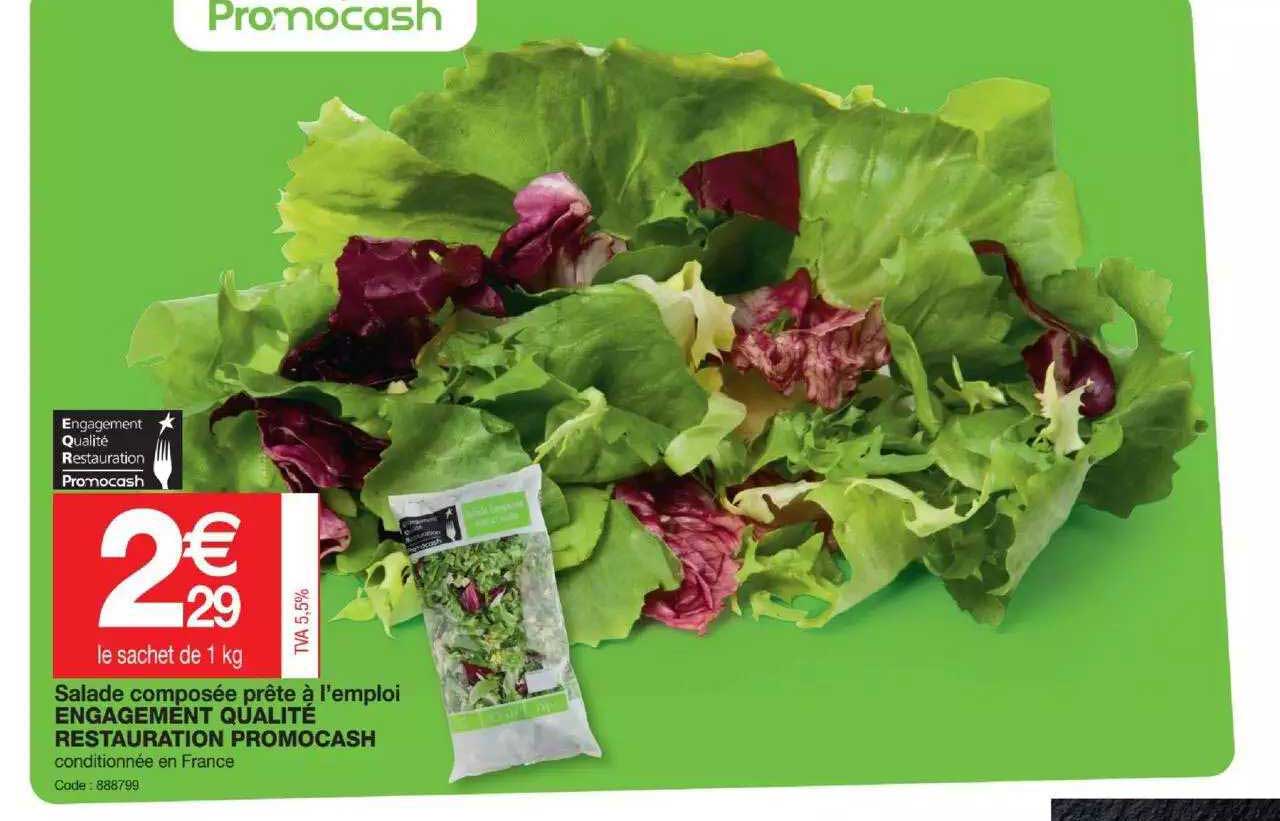 salade composée prête à l'emploi engagement qualité restauration promocash