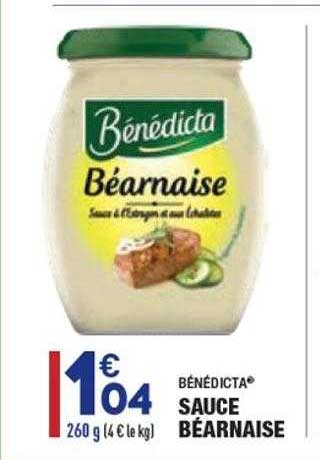 Sauce Béarnaise Bénédicta