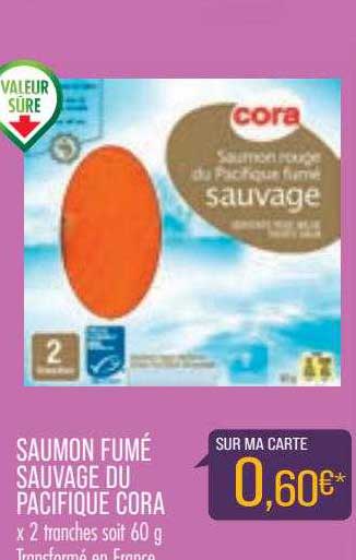 Saumon Fumé Sauvage Du Pacifique Cora