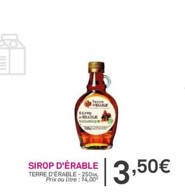 sirop d'érable