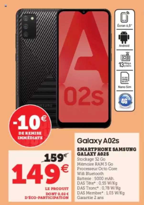 smartphone samsung galaxy a02s