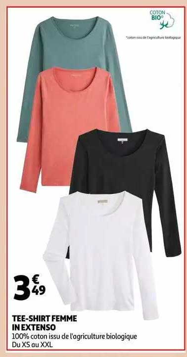 tee-shirt femme in extenso