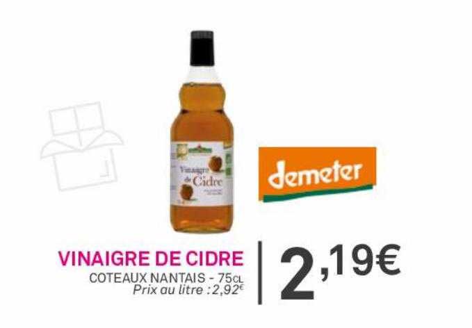 vinaigre de cidre coteaux nantais
