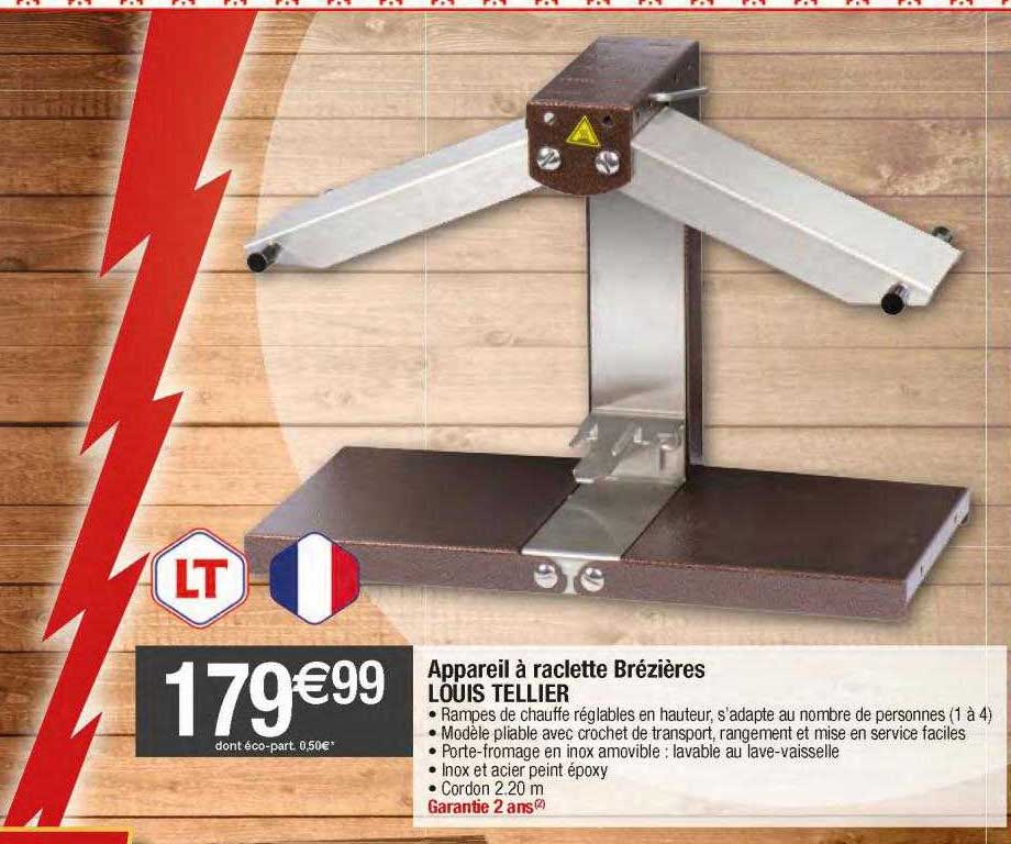 appareil à raclette brézières louis tellier