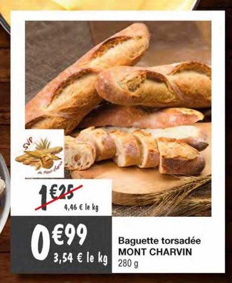 baguette torsadée mont charvin