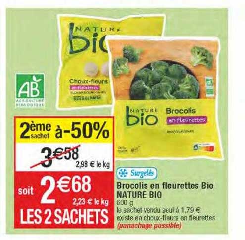Brocolis En Fleurettes Bio Nature Bio