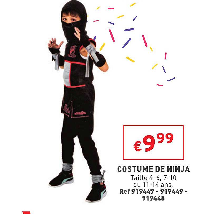 costume de ninja
