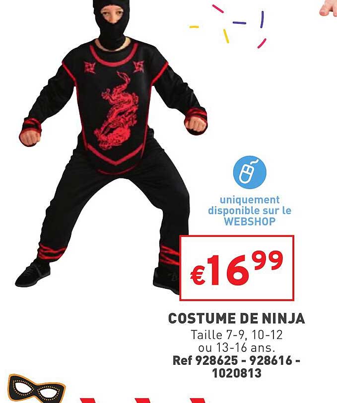 costume de ninja