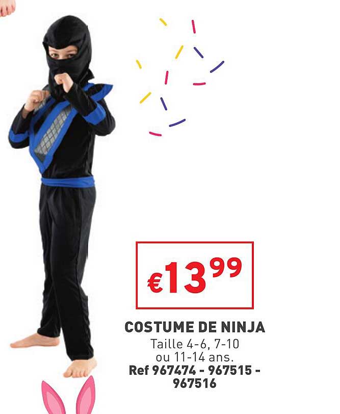 costume de ninja