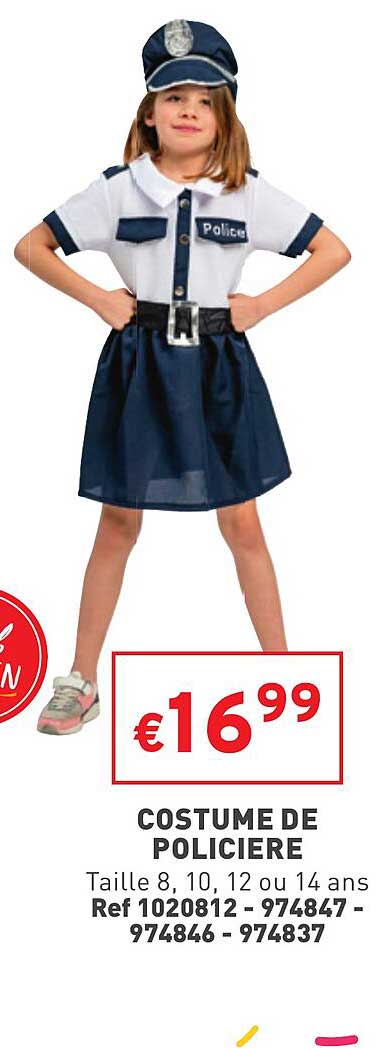 Costume De Policière