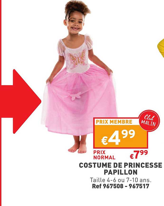 costume de princesse papillon