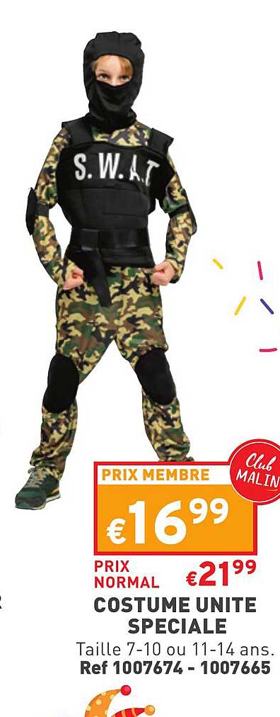 costume unité spéciale