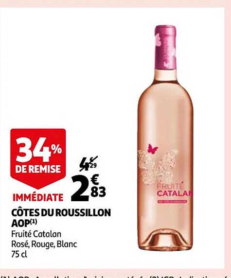 Côtes Du Roussillon Aop Fruité Catalan