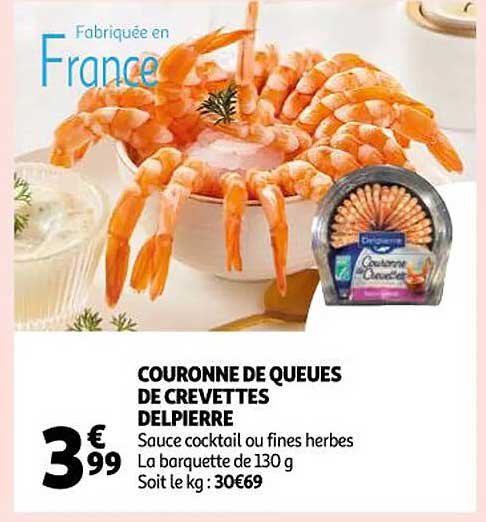 Couronne De Queues De Crevettes Delpierre