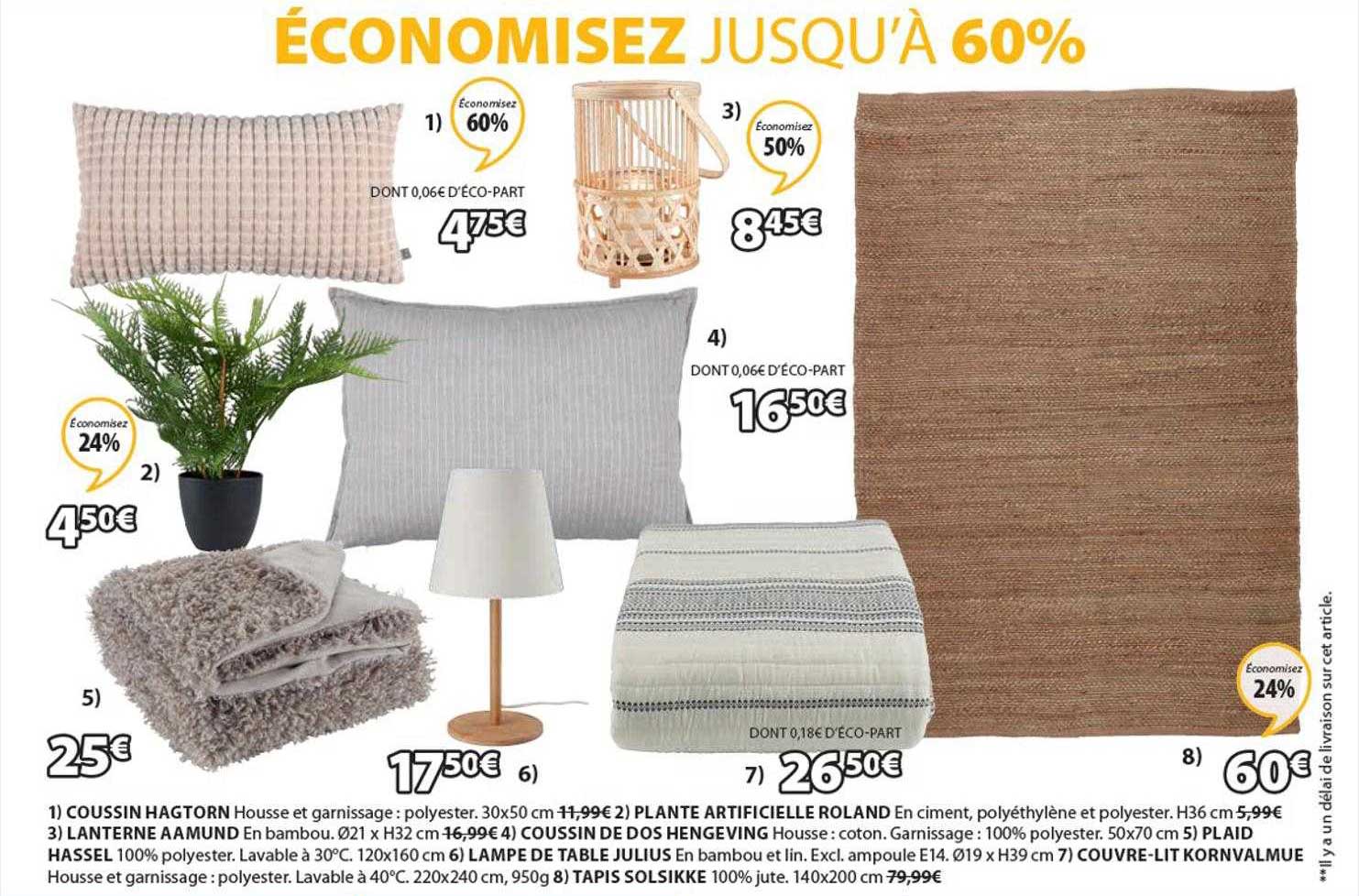 Coussin Hagtorn, Plante Artificielle Roland, Lanterne Aamund, Coussin De Dos Hengeving, Plaid Hassel, Lampe De Table Julius, Couvre-lit Kornvalmue, Tapis Solsikke