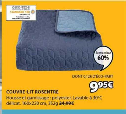 couvre-lit rosentre