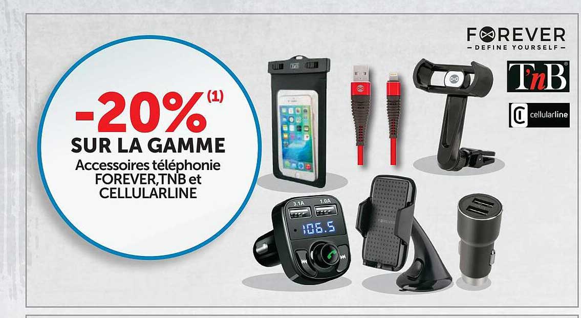La Gamme Accessoires Téléphonie Forever, Tnb Et Cellularline