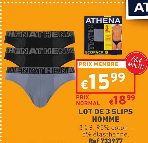 Lot De 3 Slips Homme