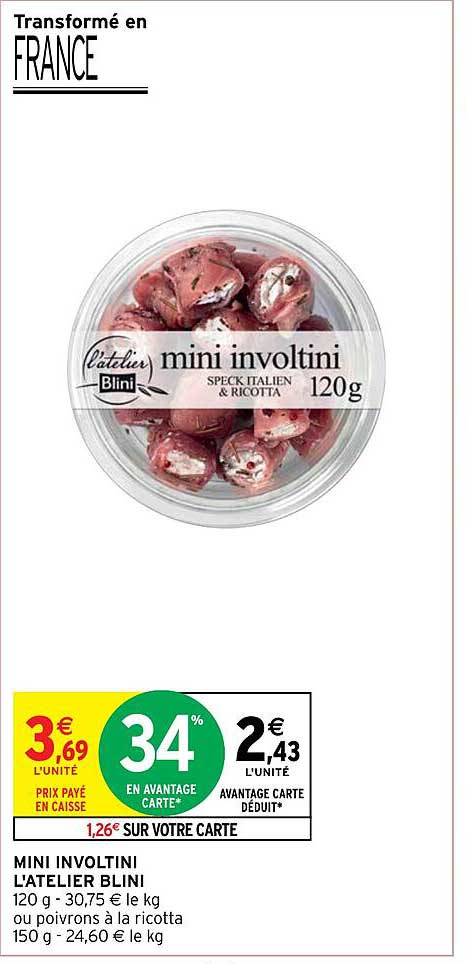 mini involtini l'atelier blini