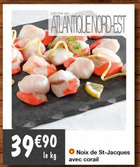 Noix De St-jacques Avec Corail