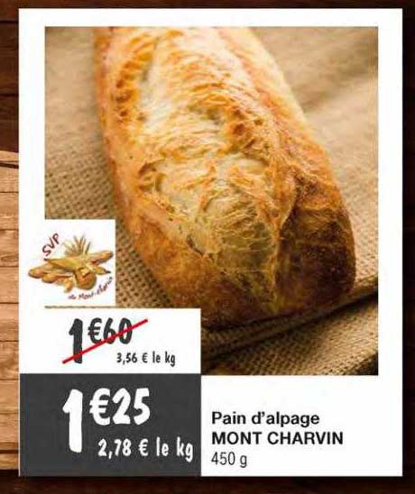 pain d'alpage mont charvin