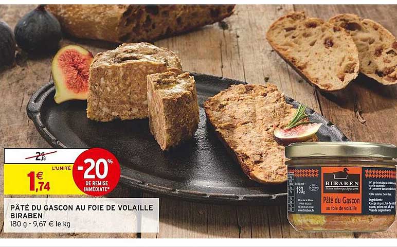 pâté du gascon au foie de volaille biraben