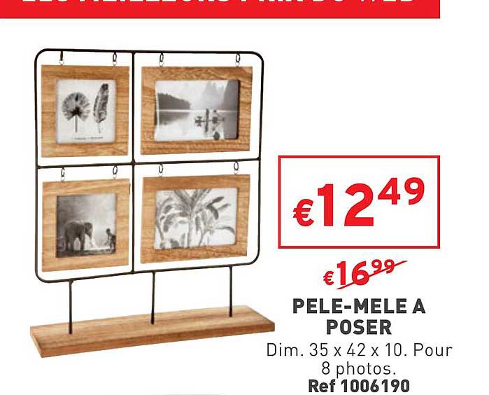 pêle-mêle à poser