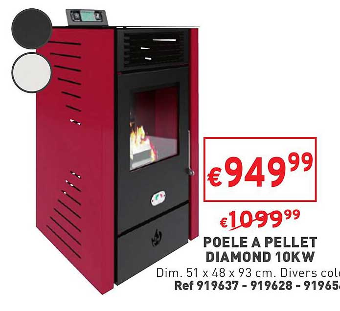 poêle à pellet diamond 10kw