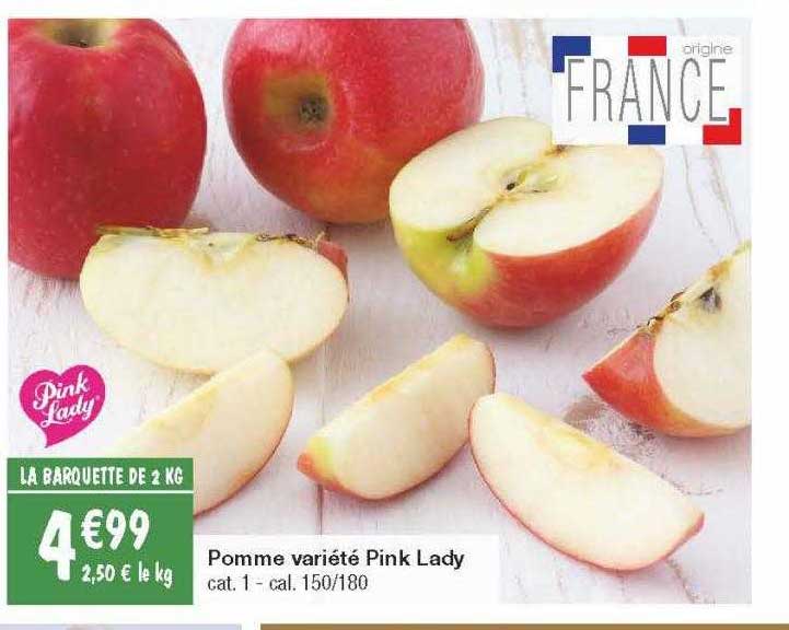 pomme variété pink lady