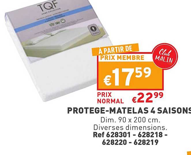 protège-matelas 4 saisons tqf