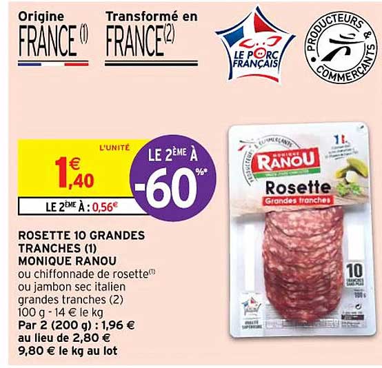 rosette 10 grandes tranches monique ranou