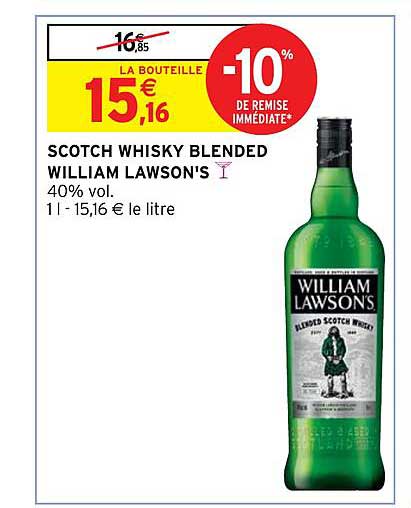 scotch whisky blended william lawson's