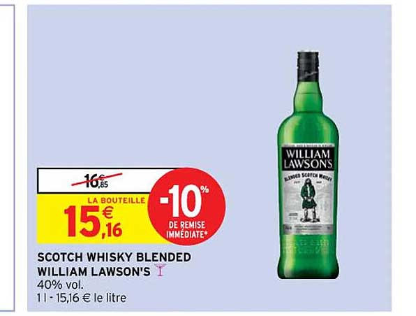 scotch whisky blended william lawson's